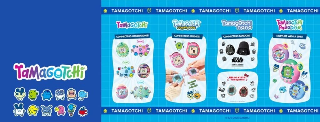 Tamagotchi lineup: Original, Paradise, Nano and Uni