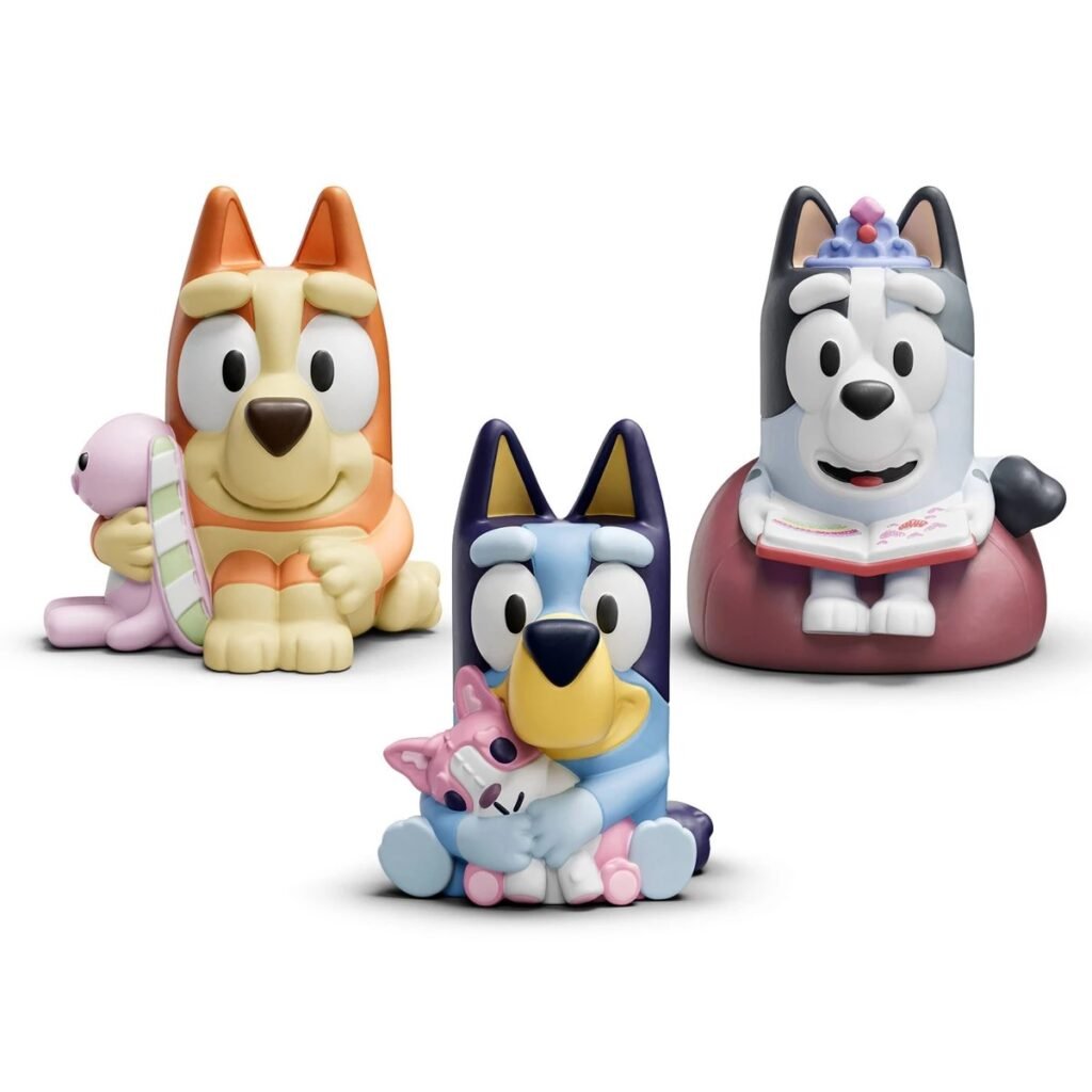 tonies Bluey Tonie Figurine 3-pack set with Bluey, Bingo and Bandit at Target