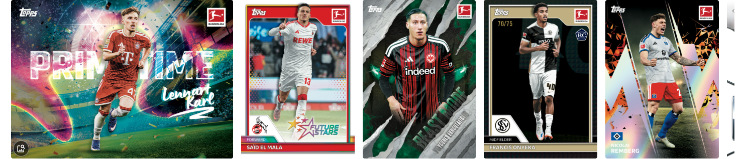 2026-27 Topps Flagship Bundesliga example cards