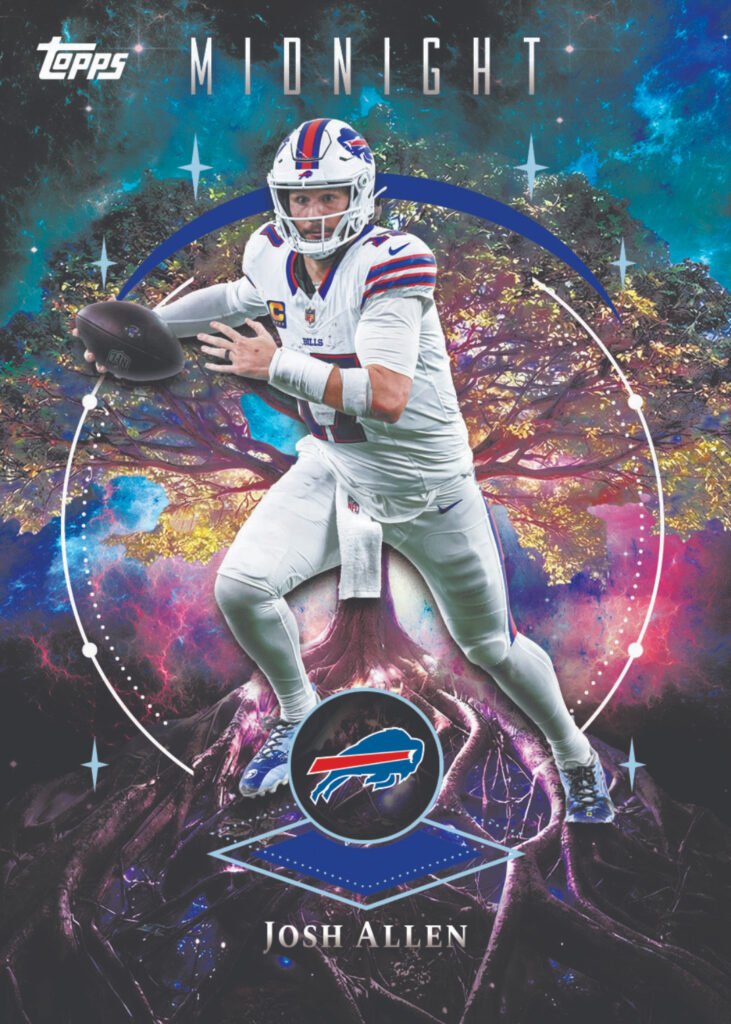 2026 Topps Midnight Football Josh Allen base card