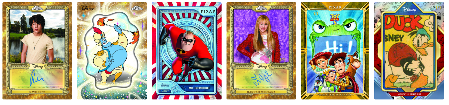 2026 Topps Mint Disney example cards