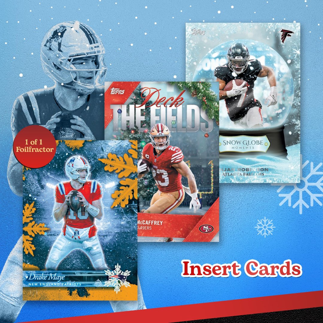 2026 Topps NFL Holiday Mega Box preview 2