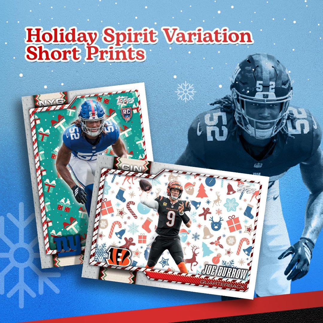2026 Topps NFL Holiday Mega Box preview 3
