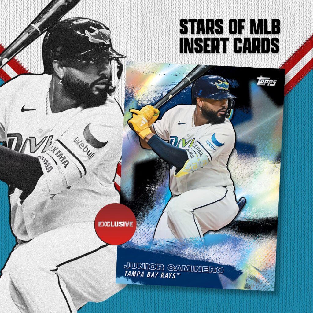 Topps Update Series Stars of MLB insert card, exclusive
