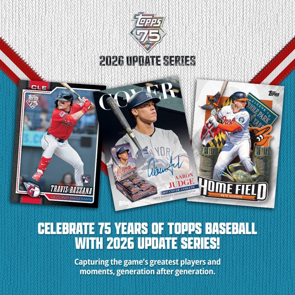 Celebrate 75 years of Topps baseball with 2026 Update Series