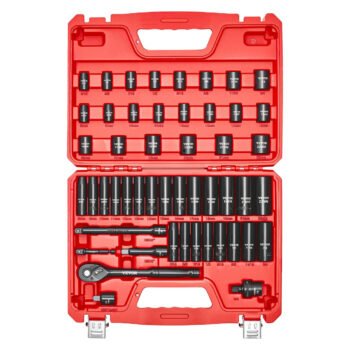 VEVOR 3/8 inch drive 50-piece impact socket set