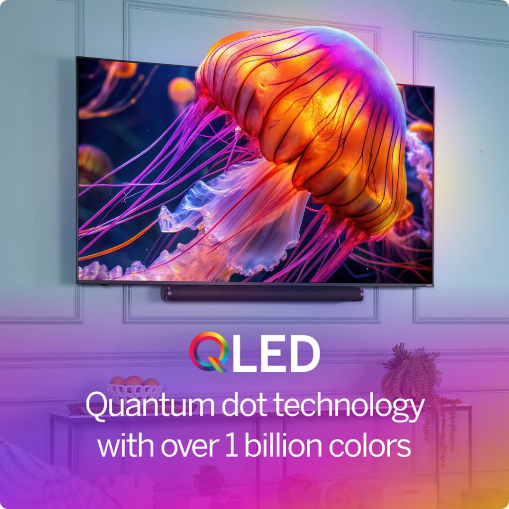 VIZIO 75" Quantum Pro 4K QLED HDR Smart TV (VQP75C-84) — QLED Quantum Color