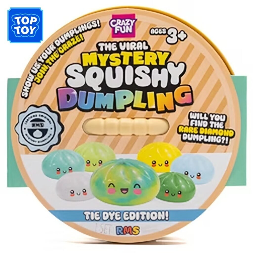 Viral Mystery Squishy Dumpling: Tie Dye Edition