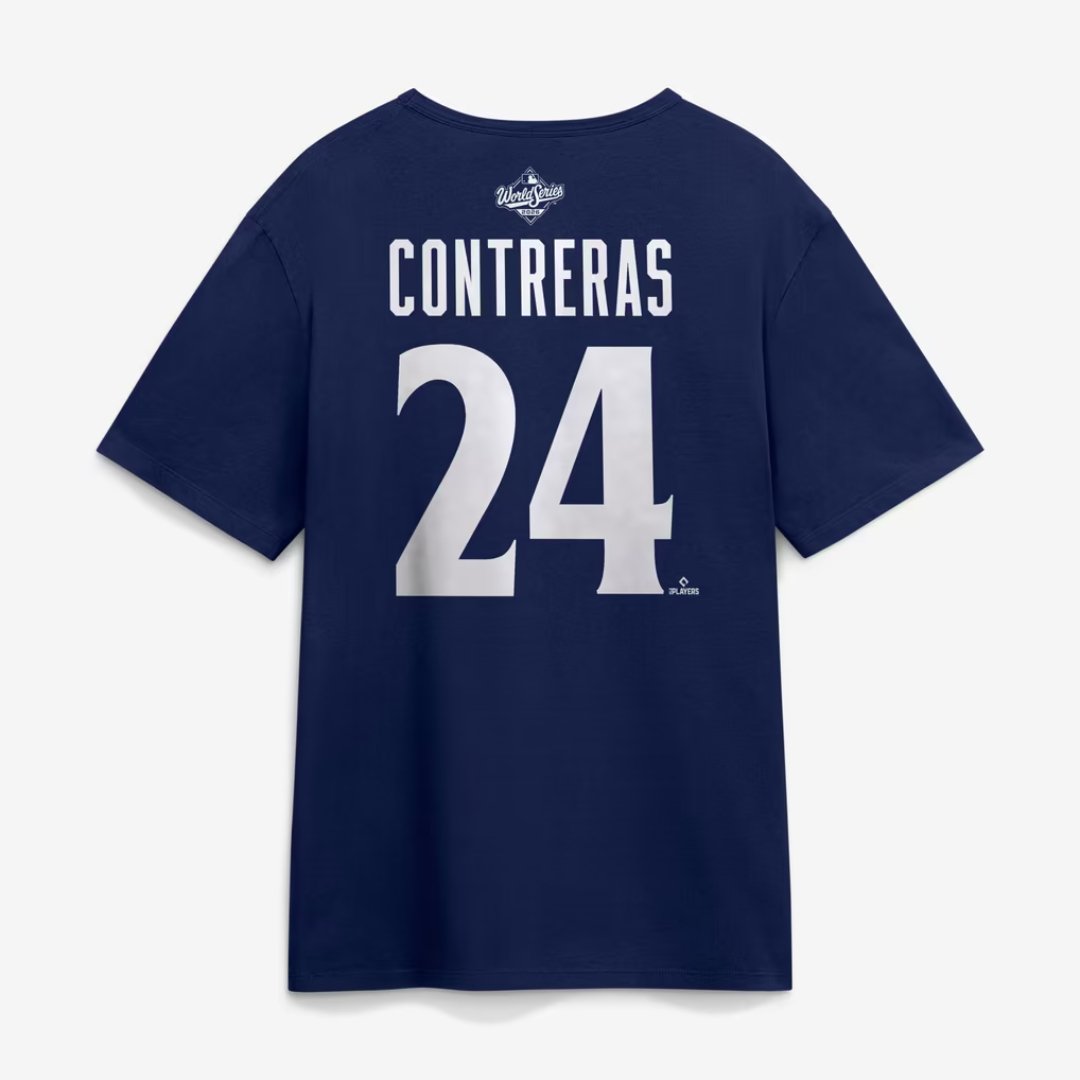 Contreras #24 Brewers World Series tee, back