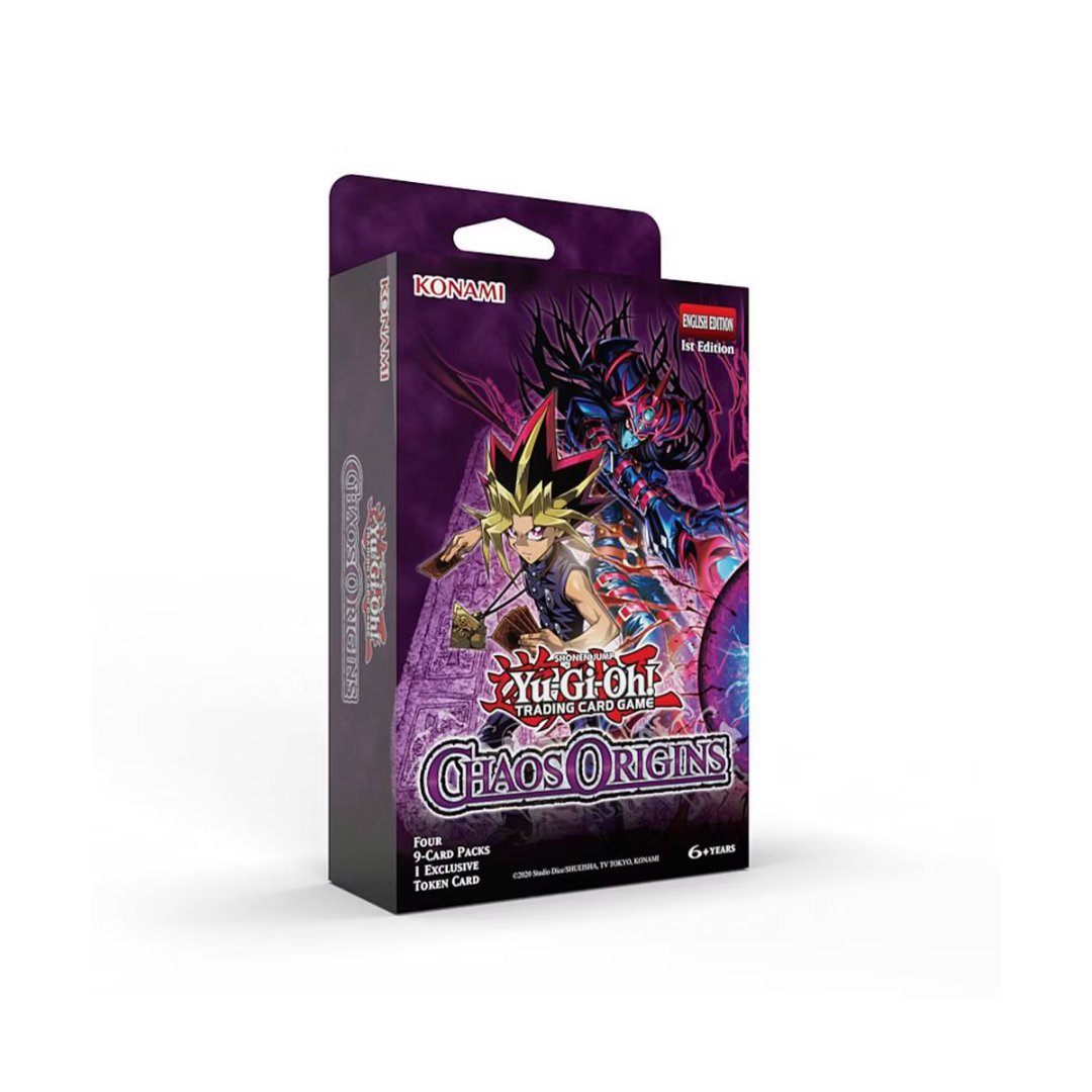 Yu-Gi-Oh! Chaos Origins Box front, English 1st Edition