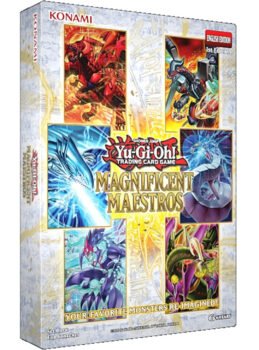 Yu-Gi-Oh! Trading Card Game Magnificent Maestros box, English 1st Edition, front view