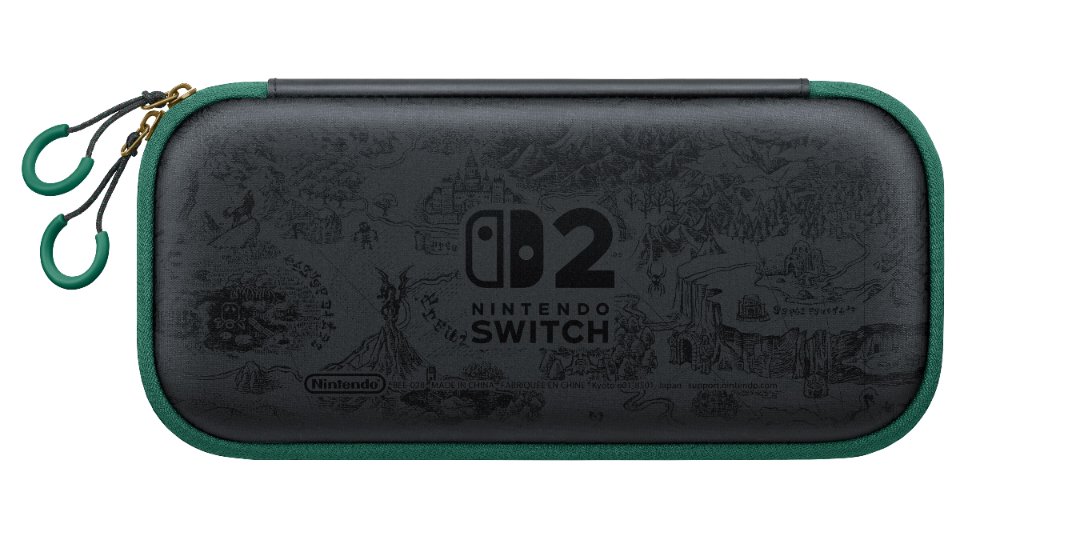 Zelda 40th Anniversary Switch 2 carrying case back