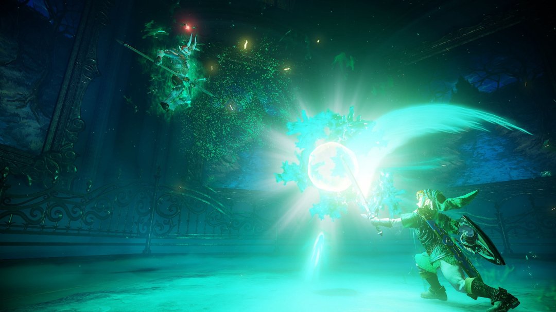 Link in battle in Ocarina of Time